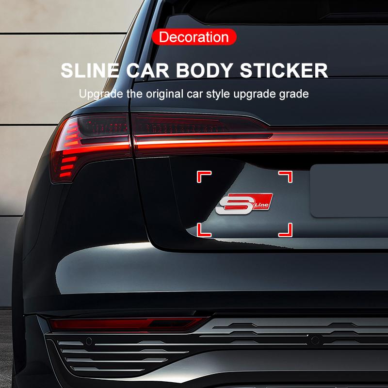 1 шт. Металлическая эмблема кузова автомобиля Значок Наклейка Аксессуары с логотипом автомобиля для Audi A1 A2 A3 Q1 Q2 Q3 Q5 Q8 A5 A7 S4 RS4 A6 TT