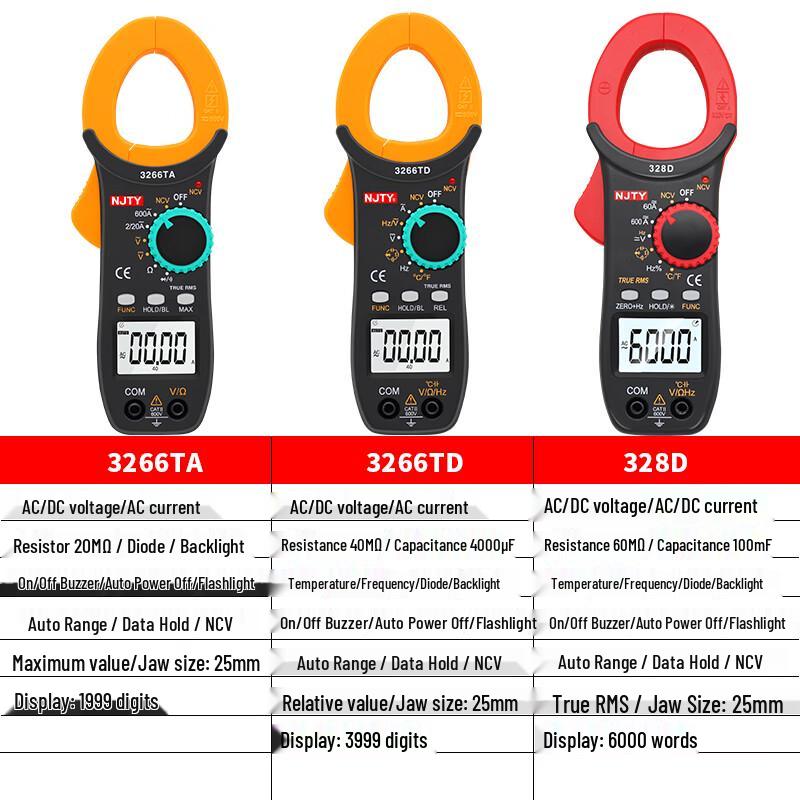 High-Precision Digital Clamp Multimeter