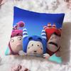 Милая Мультяшная Наволочка O-Oddbods Премиум Комфорт Двусторонняя Наволочка - Дизайн Два в Одном для Любой Комнаты и Салона Автомобиля