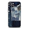 Чехол-обложка для телефона с кожаным рисунком ткани для iPhone 17 16 15 14 13 12 11 Pro Max 17 Air Plus Ударопрочный Мягкий ТПУ Корпус Fundas Сумки