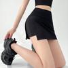 Женская спортивная мини-юбка А-силуэта в стиле TikTok, облегающая бедра юбка для йоги, новая летняя юбка-толстовка 2025, короткой длины.
