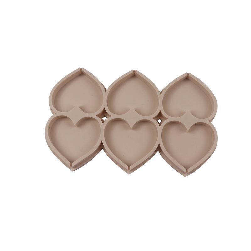 6-гнездная силиконовая форма для леденцов Love Candy Mold DIY Homemade Kids Cookie Chocolate Cookie Decoration Tools Decoration cake Decoration