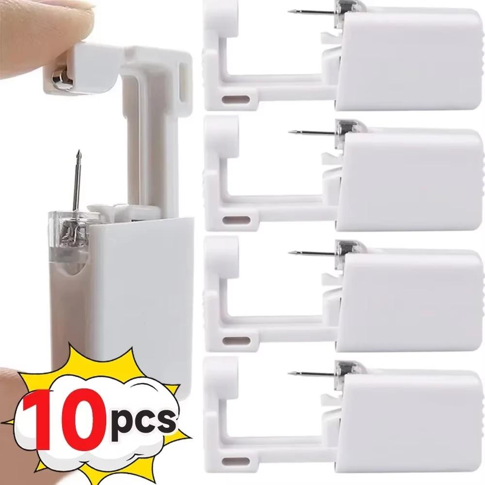 1 шт. Одноразовый безопасный стерильный пирсинг-блок для пирсинга носа с драгоценными камнями, пистолет для пирсинга, инструмент для пирсинга, машинный набор, серьга-пусет, украшение для тела