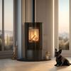Freestanding Stove Fireplace KRATKI ERIK 5.5 kW Ø 150  Ecodesign Pipe Set