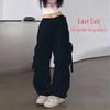 Unisex American-Style Thick Overalls for Street Dance: Trendy, Casual, All-Match Loose Wide-Leg Pants for Autumn and Winter.