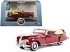 Oxford Diecast 1941 Lincoln Continental Convertible Maroon Scale Diecast Model Car 87LC41001 1/87 (HO)