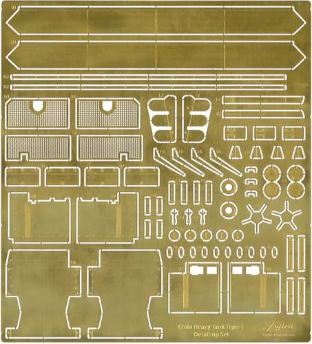 Chibimaru Военная Серия №6 EX-1 Tiger I Михаэль Виттман (с травлеными деталями) Пластиковая модель