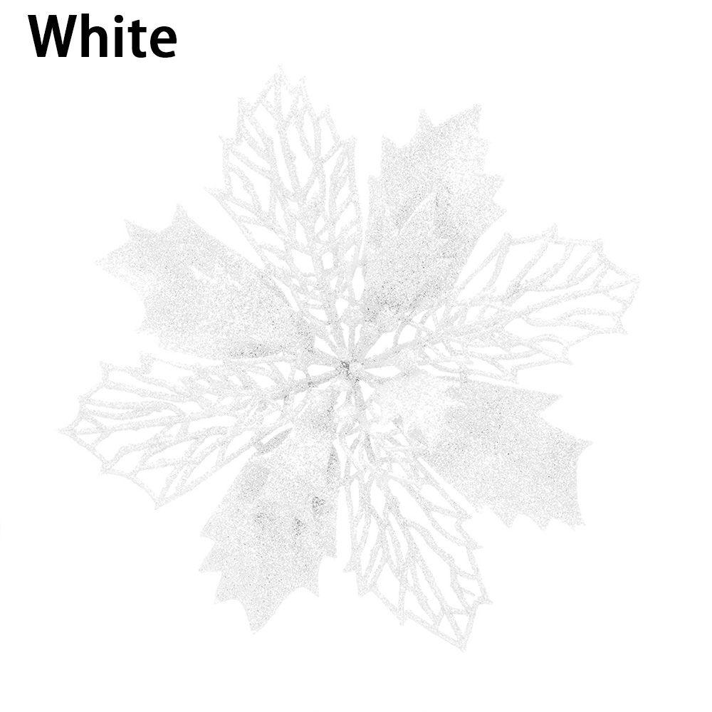 New Year Decor Christmas Flowers Fake Flowers Home Xmas Ornaments Christmas Tree Decorations