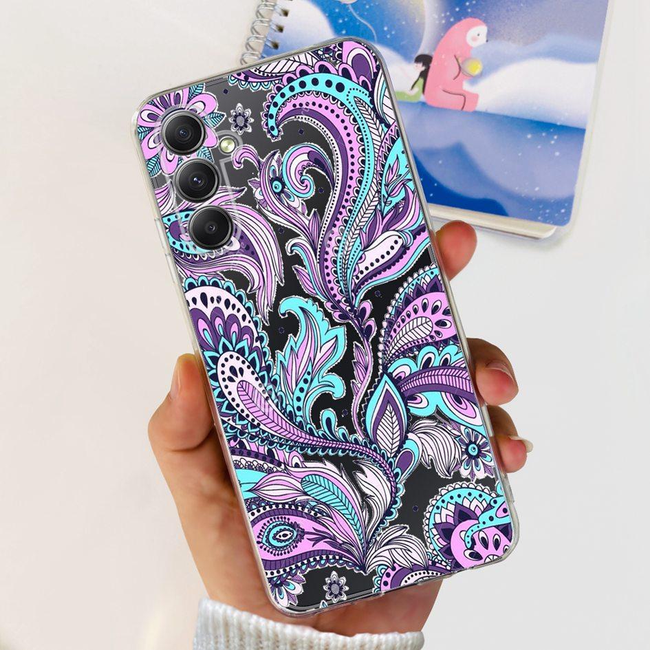 For Samsung Galaxy A25 5G Case Silicone Soft TPU Bumper Cute Cartoon Cat Butterfly Phone Cover For Samsung A25 5G 2023 A 25 Capa