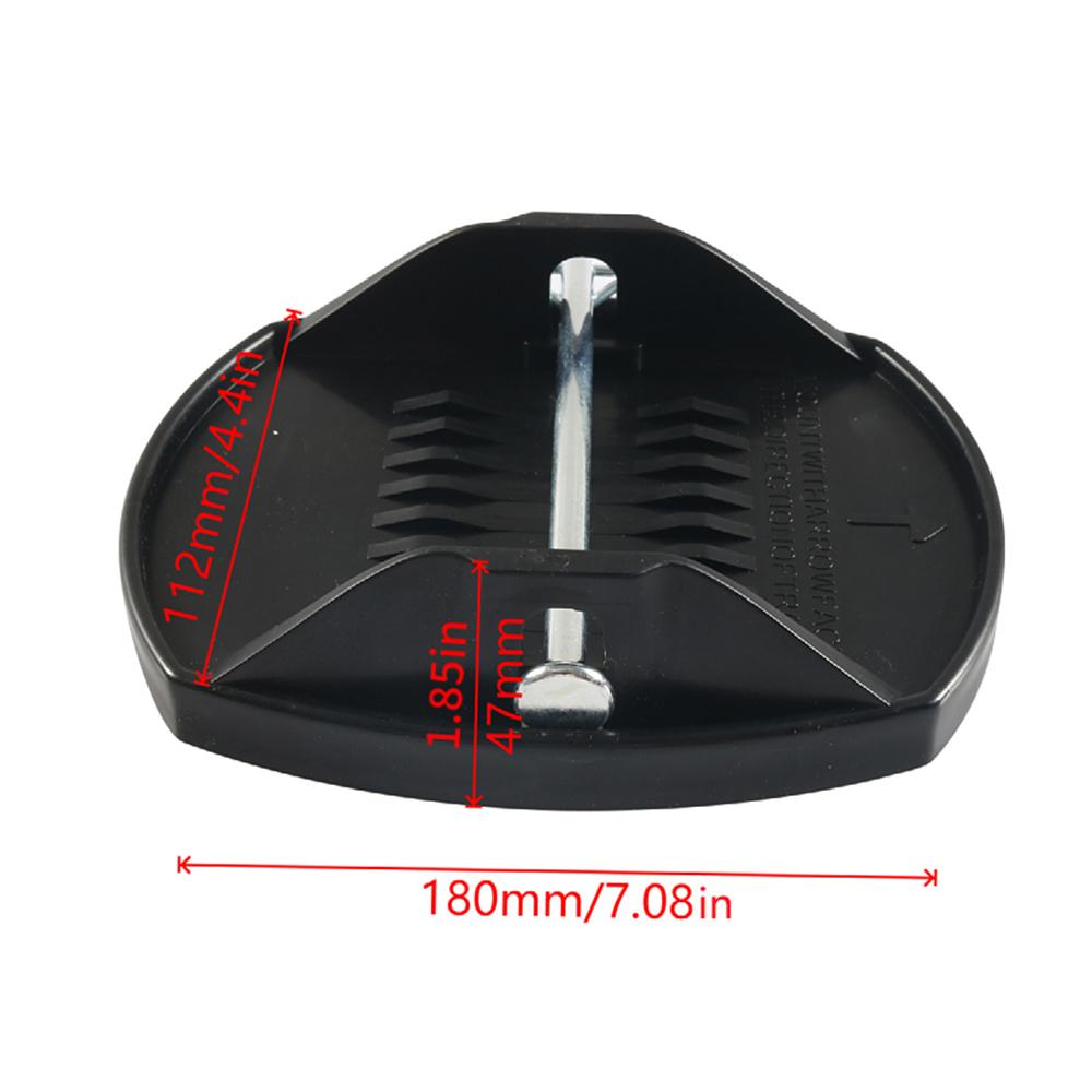 4pcs Trailer Stabilizer Leg Foot Pads with Locking Pins For Camper, Travel Trailer & Towable RV Manual Stabilizers