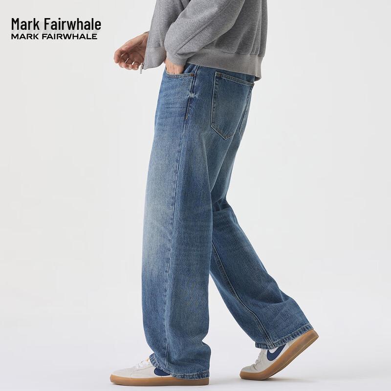Мужские джинсы Mark Fairwhale 2025 Осень/Зима, сильно вываренные, зауженные прямые