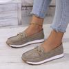 New Women Flats Comfy Casual Shoes Stylish Light Durable Breathable Loafers Slip-On Luxury Trend Classic Spring Female Sneakers