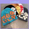 Urban Style Lettered Wool Beanie With Thermal Insulation For Men And Women Cold Weather Gear