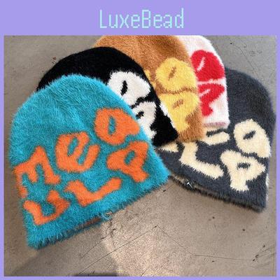 Шерстяная шапка-бини с надписью в городском стиле с термоизоляцией для мужчин и женщин, снаряжение для холодной погоды