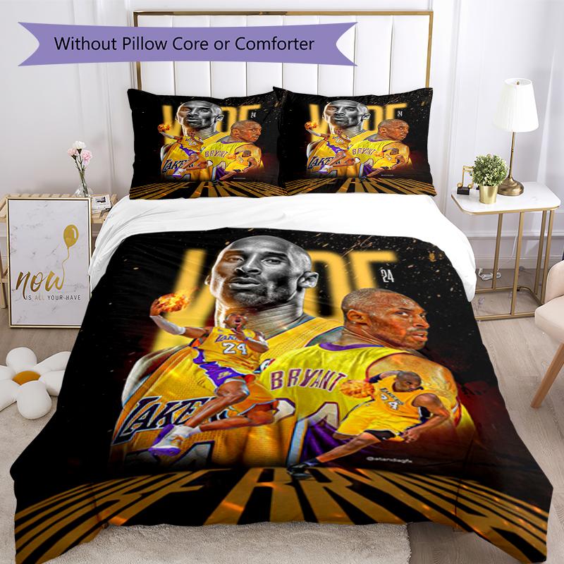 Kobe Tribute Print Flannel Blanket, Soft Warm Lightweight Throw Blanket for living Room,Sofa Bed Camping office