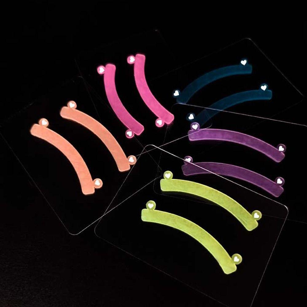 3Pairs Reusable Silicone Eyelash Perm Pads Applicator Tools Eyelash Lifting Shield  for Women