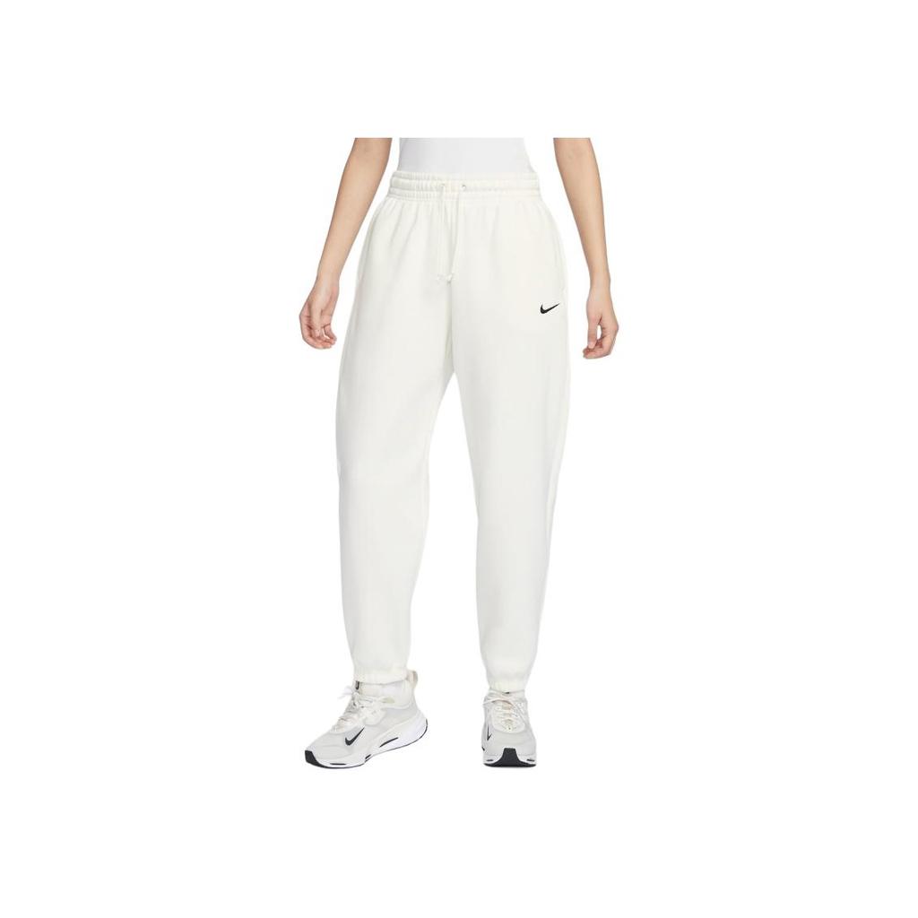 Nike Phnx Flc Hr Os Pant 2 Стильные Удобные Вязаные Спортивные Штаны Женские штаны Молочно-белый FZ5997133