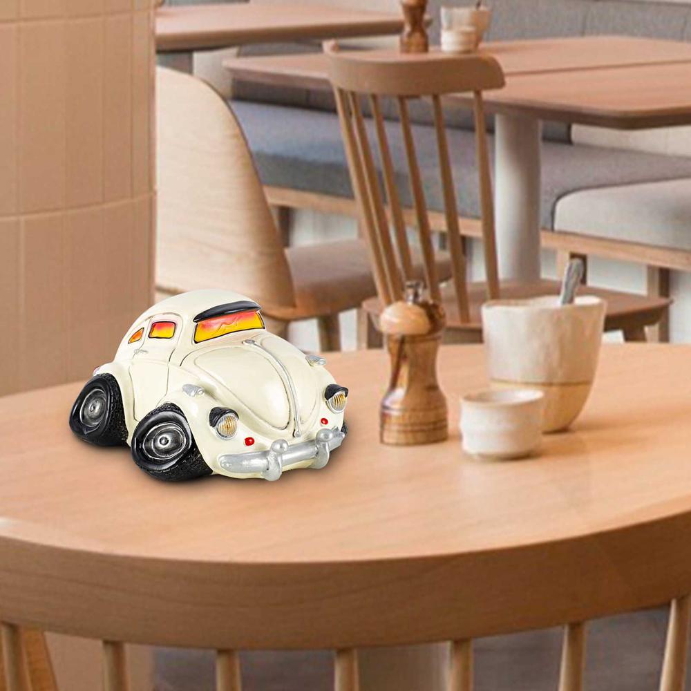 Resin Collectible Vehicles Classic Beetle Bug Model Decorative Figurines Home Office Table Centerpiece Decor Gift for Car Lover