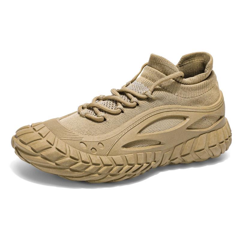 Flyknit Men's Breathable Lazy Shoes, One Foot Casual and Versatile Outdoor Men's Casual Shoes