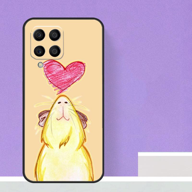 Милый Мультяшный Чехол с Морской Свинкой для Samsung Galaxy M21 M31 M15 M55 M56 M36 M16 M06 M13 M33 M53 M12 M32 M52 M14 M34 M54