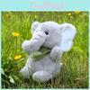 Plush Elephant Toy With Scarf For Children Gift And Home Decor