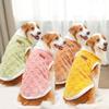 Pet Clothes Autumn and Winter New Cotton Clothes Plush New Clothing Golden Retriever Big Dog Golden Retriever Cat Supplies