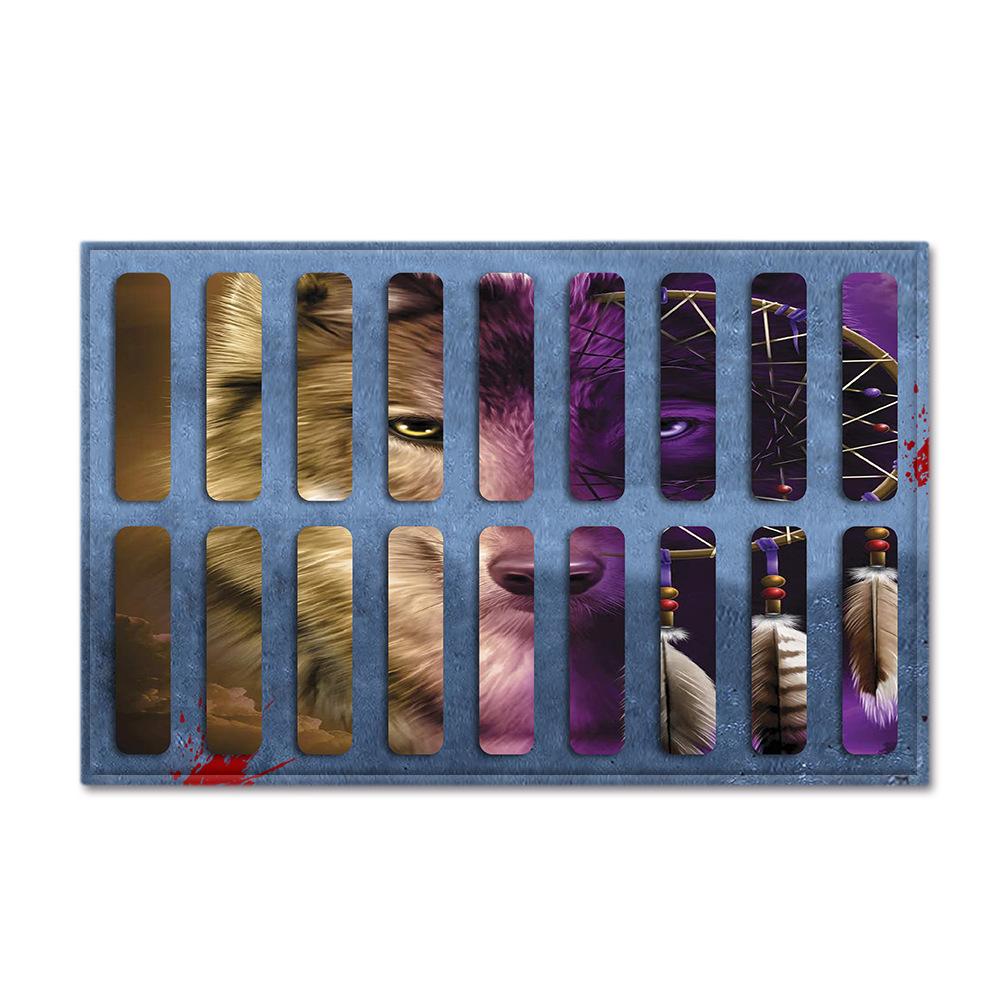 Hot Sale Halloween Series Manhole Clown 3D Thriller Grimace Non-Slip Floor Mat Bathroom Door Mat Factory