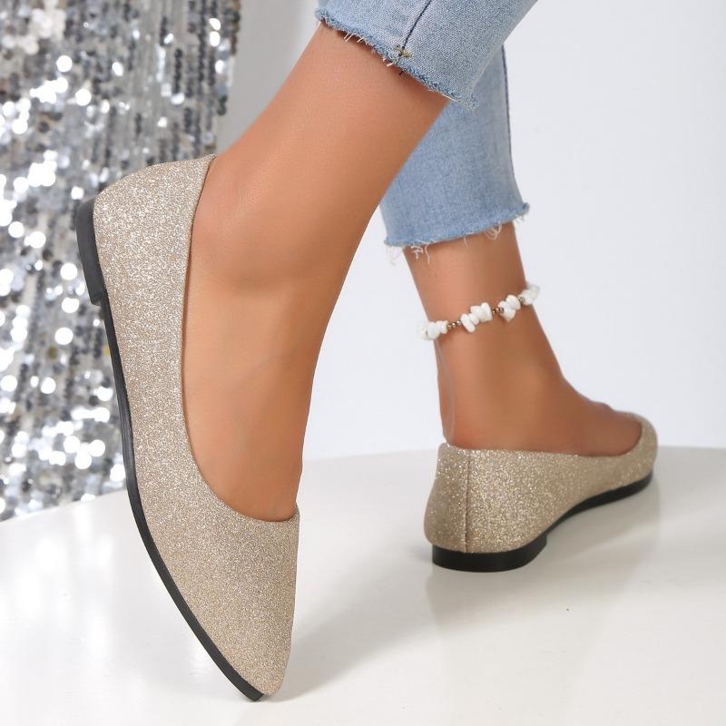 Модные новые популярные простые женские туфли с неглубоким носком, повседневные туфли на плоской подошве и плоском каблуке для женщин