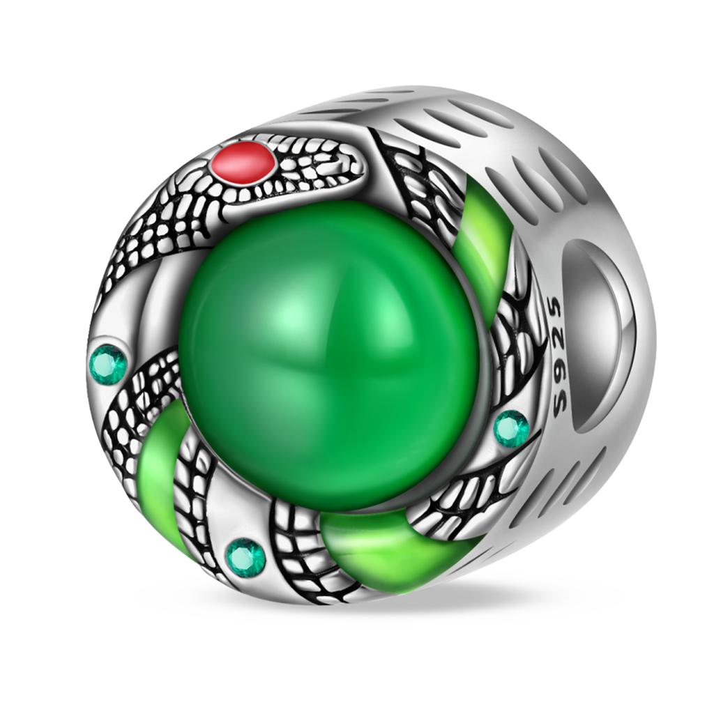 Медно-зеленая серия Цветочное дерево Яблоко Подвеска Сделай сам Мелкие бусины Подходит для оригинального браслета с шармами Женские украшения Сделай сам