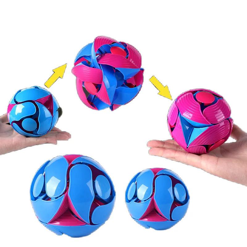 Magic Color Changing Sensory Ball, Hand-Throwing Stress Relief Toy with Dual-Effect Transformation, Fun Decompression Gift