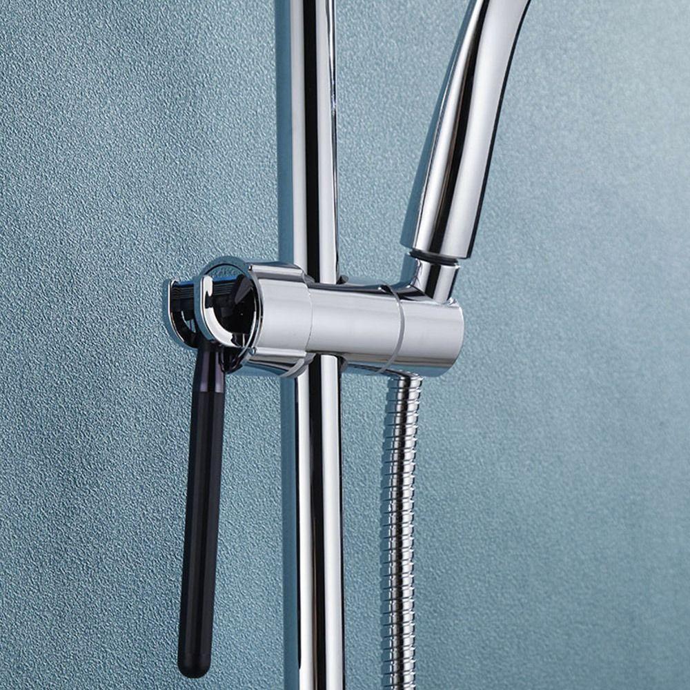 Rotatable Shower Head Holder With Storange Hook Sprayer Fixed Base Hardware Bath Accessories