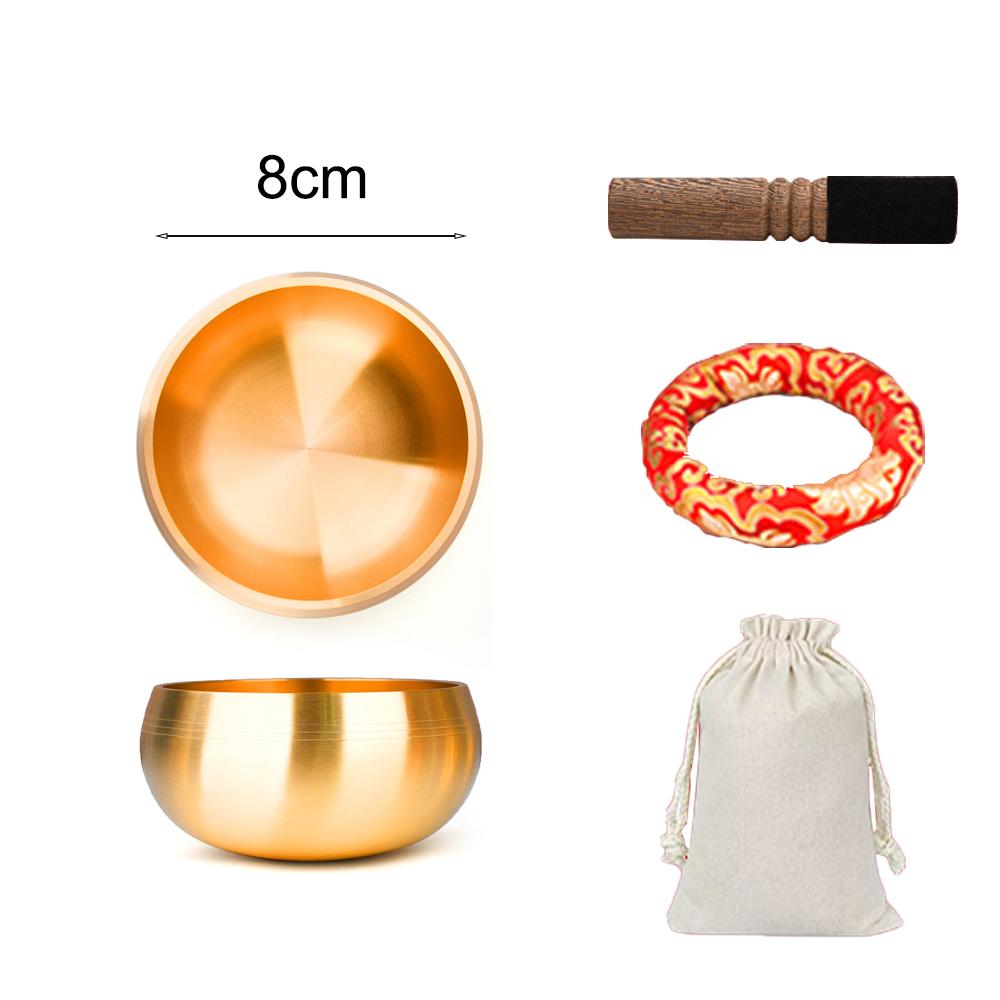 Санскритская чаша Непал Тибет Будда Тибетская поющая чаша Йога Медитация Чаша для пения Латунный колокольчик Музыкальная терапия
