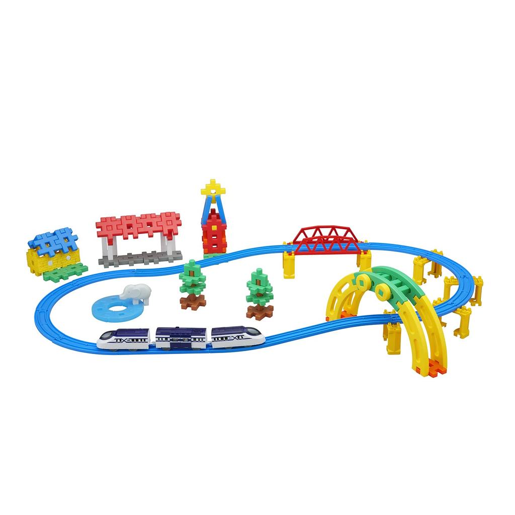 Gakken Sta:Ful - Let's Play with Plarail Gakken New Block Diorama Starter Set (Ages 3 and Up) 83736