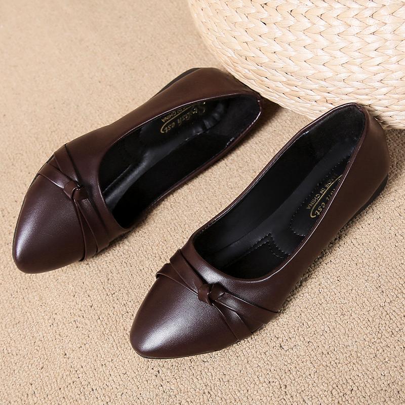 Fashion Women Shoes Casual Shoe Flats Pointed Toe Women's Shoes Moccasins Ballet Flats Flat Shoes Ballerina Loafers Size36-41