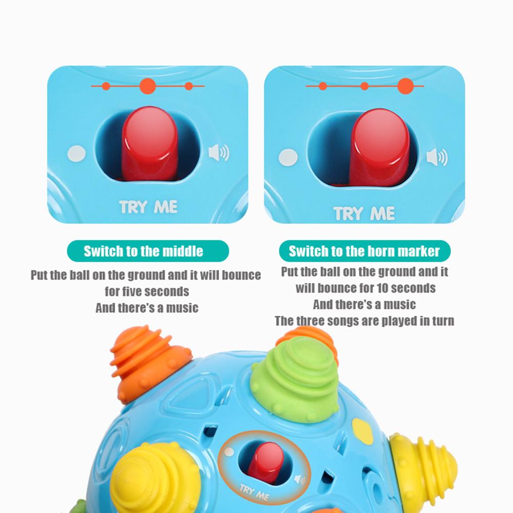Детская музыкальная игрушка Shake, танцующий мяч, прыгающий сенсорный развивающий мяч, игрушка для мальчиков и девочек