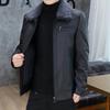 Мужская кожаная куртка FAPAI из овчины в стиле business casual
