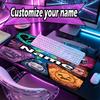 Custom Name Personalized Cosmic Bot Crew Pattern Mousepad, Laptop PC Desk Mat, Decorative Desk Mat for Home Keyboard Pad Gift
