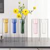 1Pc Home Decor Creative Flower Arrangement Nordic Style Glass Vase Good Gift Hydroponic Straight Staircase