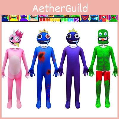 Костюм-комбинезон Roblox Rainbow Friends для детей, идеально подходящий для косплея и Хэллоуин-вечеринок