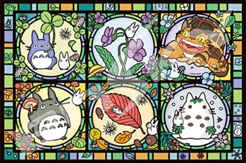Art Crystal Jigsaw Puzzle: My Neighbor Totoro, Totoro's Seasonal News, 1000 Pieces (1000-AC012)