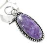 Lepidolite Stone Gemstone Handmade 925 Sterling Silver Gift Pendant 1.97" V1q18