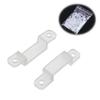 Strip Light Clips For Fixing LED Strip Lights Translucent Fastener Clips Flexible Mounting Fixer