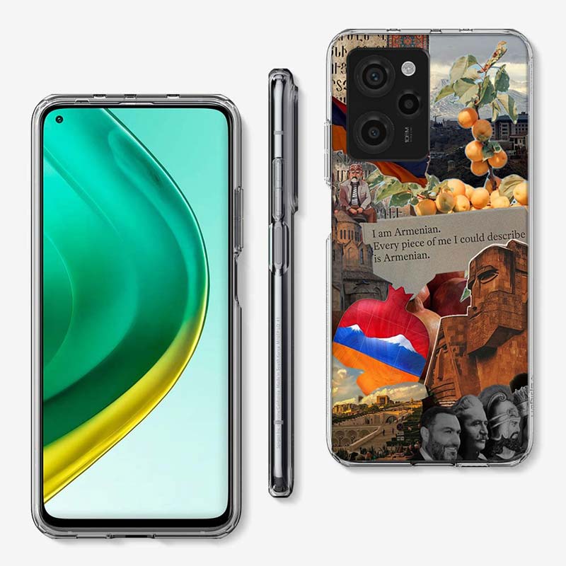 Флаг Армении Паспорт АРТ Чехол для телефона Для Xiaomi Poco M8 M7 M6 M4 M3 X7 X6 X4 Pro F7 Ultra M5S Mi 14 14T 15 15T 12T 10T Pro