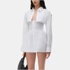 Alexander Wang smocked mini shirt dress Women's 4WC2246263-100