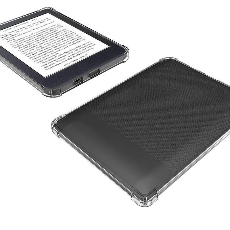 Мягкий прозрачный чехол для Kobo Nia 6 дюймов, противоударный ТПУ с подушкой безопасности, силиконовая обложка Funda для Kobo Clara HD 6 дюймов, Libra Colour 2024 7 дюймов