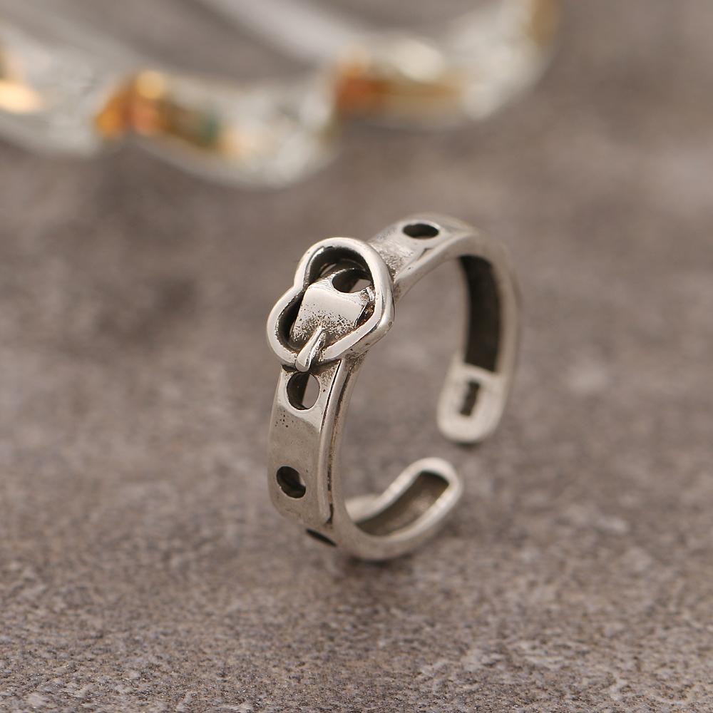 Любовь Ремень Пряжка Роскошные Дамы Кольцо Пара Обручальное Вечерние Ювелирные Изделия