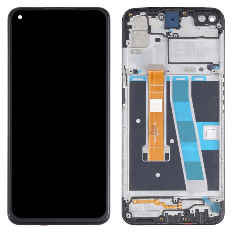 For Oppo A72 Grade B LCD Screen and Digitizer Assembly+Frame Replacement Part (without Logo)