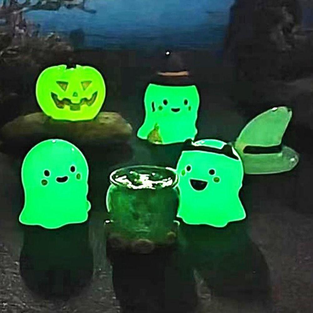 Cartoon Halloween Ghost Miniatures Micro Landscape Ghost Ornament  Festival Gift
