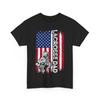 Lacrosse Dad American Flag Shirt, Lacrosse Lovers Father's Day Vintage T-shirt