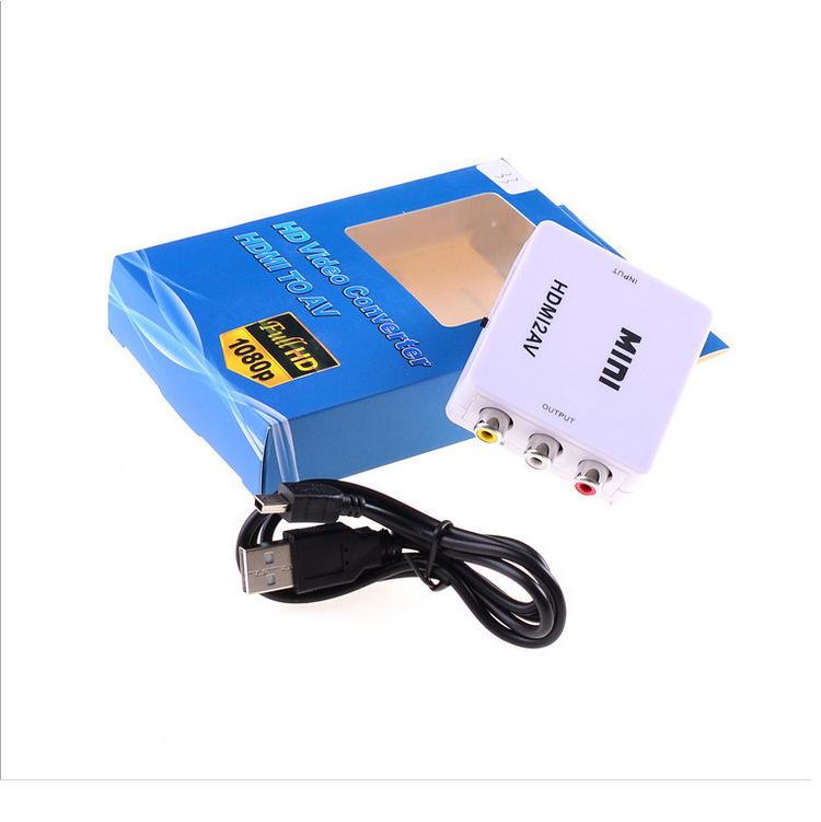 Мини HDMI к AV HD Адаптер - Конвертер HDMI2AV RCA